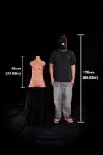 60cm (2ft) Ultra Lightweight Silicone Sex Torso 661# (1)