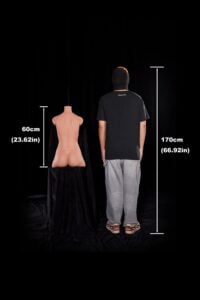 60cm (2ft) Ultra Lightweight Silicone Sex Torso 661# (3)