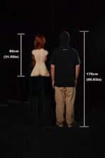 60cm (2ft) Ultra Lightweight Silicone Sex Torso 663# with Head Miko (2)