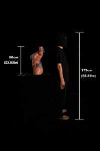 60cm (2ft) Ultra Lightweight Silicone Sex Torso 664# (2)