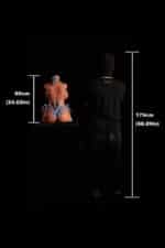 60cm (2ft) Ultra Lightweight Silicone Sex Torso 664# (3)