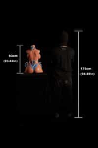60cm (2ft) Ultra Lightweight Silicone Sex Torso 664# (3)