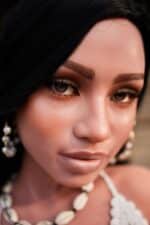 Torso sexual de silicona ultraligero de 80 cm (2 pies 7 pulgadas) 881# con cabeza Raven