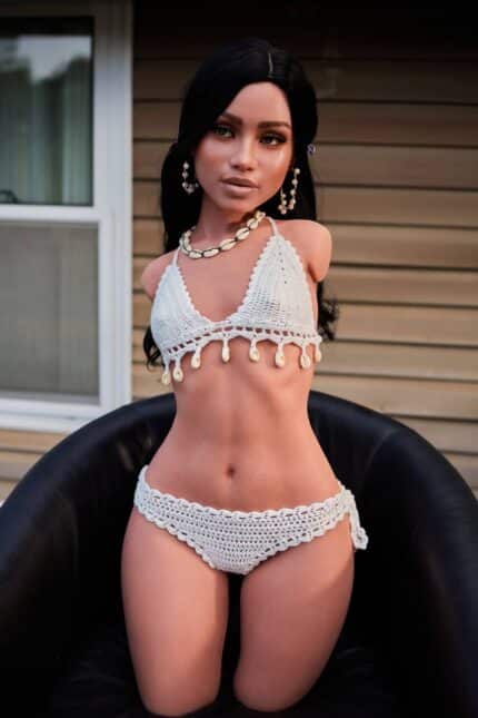 Torso sexual de silicona ultraligero de 80 cm (2 pies 7 pulgadas) 881# con cabeza Raven (4)