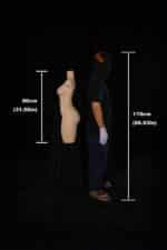 Torso sexual de silicona ultraligero de 80 cm (2 pies 7 pulgadas) 882#