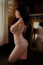 Torso sexual de silicona ultraligero de 80 cm (2 pies 7 pulgadas) 883# con cabeza Fukada