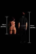 80cm (2ft7) Ultra Lightweight Silicone Sex Torso 884# with Head Hazel (1)