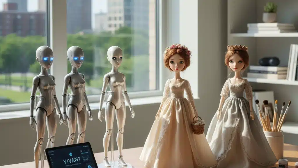 ¿Cómo comparan las muñecas Vivant con las muñecas artesanales 3rXwI