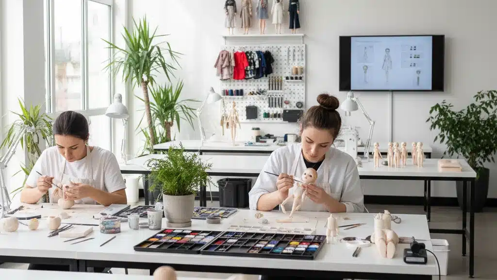 VIVANT Dolls Materials and Craftsmanship Quality Guide 2 Vivant Dolls Craftsmanship Process