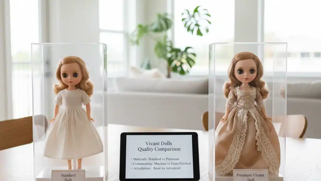 Comparativa de calidad de las muñecas Vivant