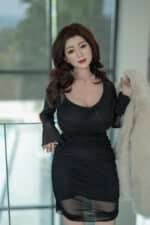 148cm (4ft10) J Cup Full Silicone Sex Doll Hao with Movable Jaw (2)