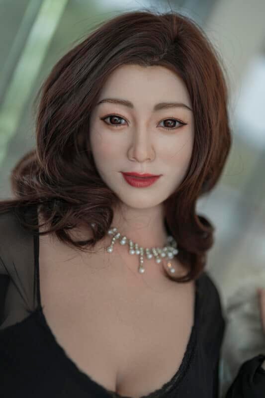 148cm (4ft10) J Cup Full Silicone Sex Doll Hao with Movable Jaw (3)