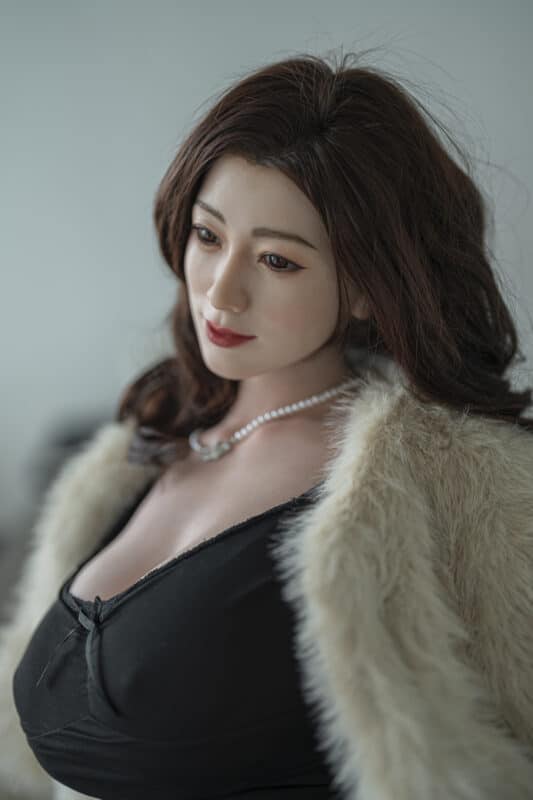 148cm (4ft10) J Cup Full Silicone Sex Doll Hao with Movable Jaw (5)