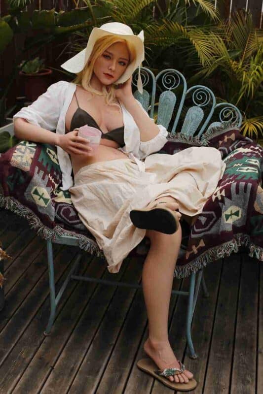 156cm(5ft1) E Cup Full Silicone Sex Doll Kelly (19)