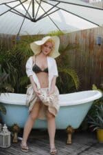 156cm(5ft1) E Cup Full Silicone Sex Doll Kelly (9)