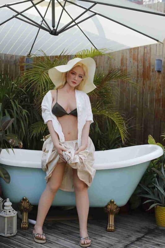 156cm(5ft1) E Cup Full Silicone Sex Doll Kelly (9)