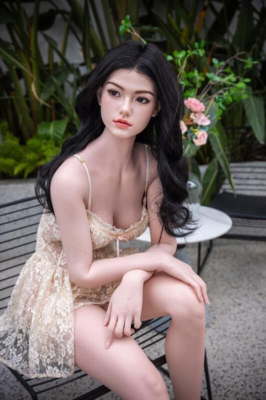 163cm (5ft4) C Cup Asian Full Silicone Sex Doll QingWen with Movable Jaw (1)