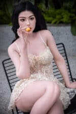 163cm (5ft4) C Cup Asian Full Silicone Sex Doll QingWen with Movable Jaw (11)