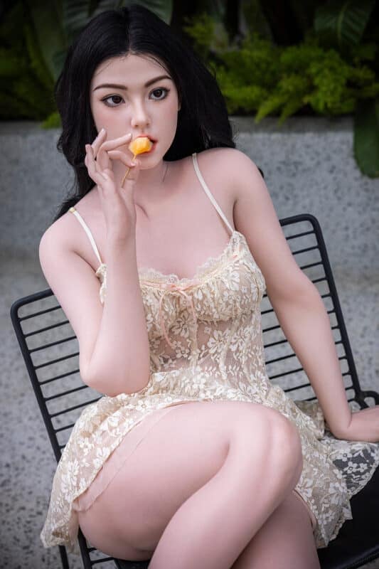 163cm (5ft4) C Cup Asian Full Silicone Sex Doll QingWen with Movable Jaw (11)
