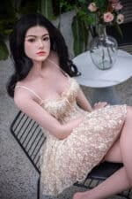 163cm (5ft4) C Cup Asian Full Silicone Sex Doll QingWen with Movable Jaw (15)