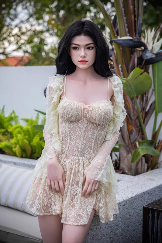 163cm (5ft4) C Cup Asian Full Silicone Sex Doll QingWen with Movable Jaw (24)