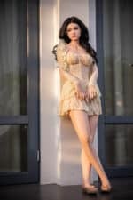 163cm (5ft4) C Cup Asian Full Silicone Sex Doll QingWen with Movable Jaw (31)