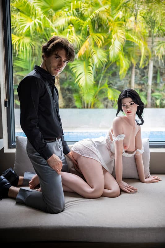 176cm (5ft9) C Cup Full Silicone Sex Doll QingWen A with Movable Jaw (16)