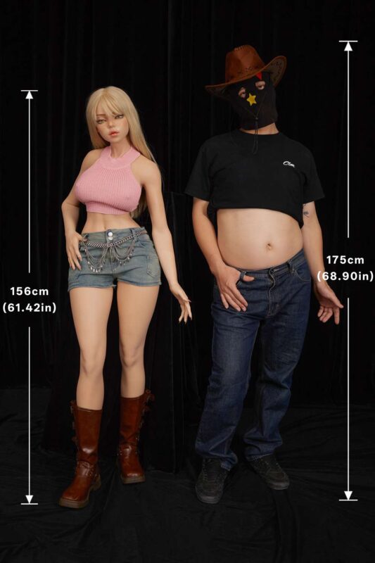 156cm (5ft2) F Cup Full Silicone Sex Doll Rhea with Ultra Light Weight (1)