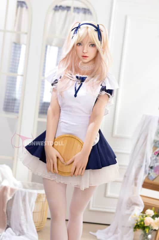 Giselle 159cm (5ft2) A Cup Real Skin Texture Silicone Sex Doll with ROS (2)