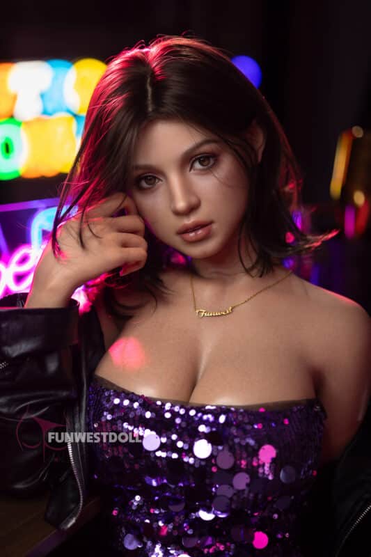 Lyra - Muñeca sexual de silicona de textura de piel real de 157cm (5 pies 2 pulgadas) con copa G (9)