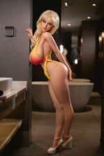 158cm 5ft2 P Cup Full Silicone Sex Doll Peggy With Movable Jaw 21