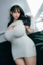 161cm 5ft3 M Cup Full Silicone Sex Doll Besty With Movable Jaw 15