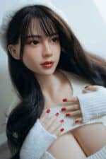 161cm 5ft3 M Cup Full Silicone Sex Doll Besty With Movable Jaw 2