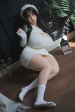 161cm 5ft3 M Cup Full Silicone Sex Doll Besty With Movable Jaw 23