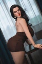 161cm 5ft3 M Cup Full Silicone Sex Doll Lauren With Movable Jaw 5