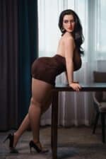 161cm 5ft3 M Cup Full Silicone Sex Doll Lauren With Movable Jaw 6