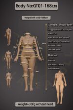 168cm 5ft6 Gt01 Full Silicone Sex Dolljs047b 28