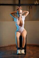 148cm 4ft10 F Cup Full Silicone Elf Sex Doll Isra Head S31 12
