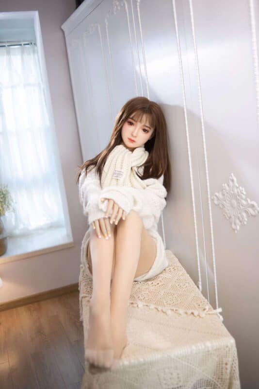 148cm 4ft10 Small Breasts Sex Doll Silicone Head Ab2 19