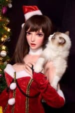 150cm 4ft11 Full Silicone Anime Sex Doll Irie 15