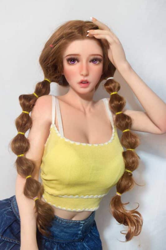150cm 4ft11 Full Silicone Anime Sex Doll Kurai 6