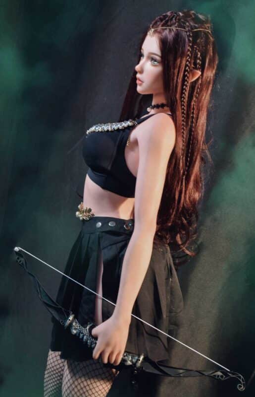 150cm 4ft11 Full Silicone Anime Sex Doll Miu 38