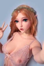 150cm 4ft11 Full Silicone Elf Anime Sex Doll Chihino 33