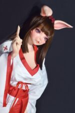 150cm 4ft11 Full Silicone Furry Anime Sex Doll Rina 1