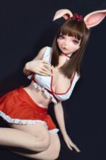 150cm 4ft11 Full Silicone Furry Anime Sex Doll Rina 11