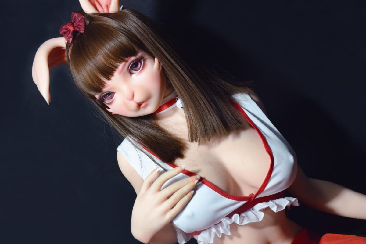 150cm 4ft11 Full Silicone Furry Anime Sex Doll Rina 12