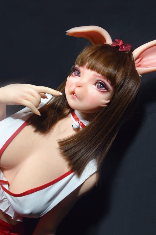 150cm 4ft11 Full Silicone Furry Anime Sex Doll Rina 19
