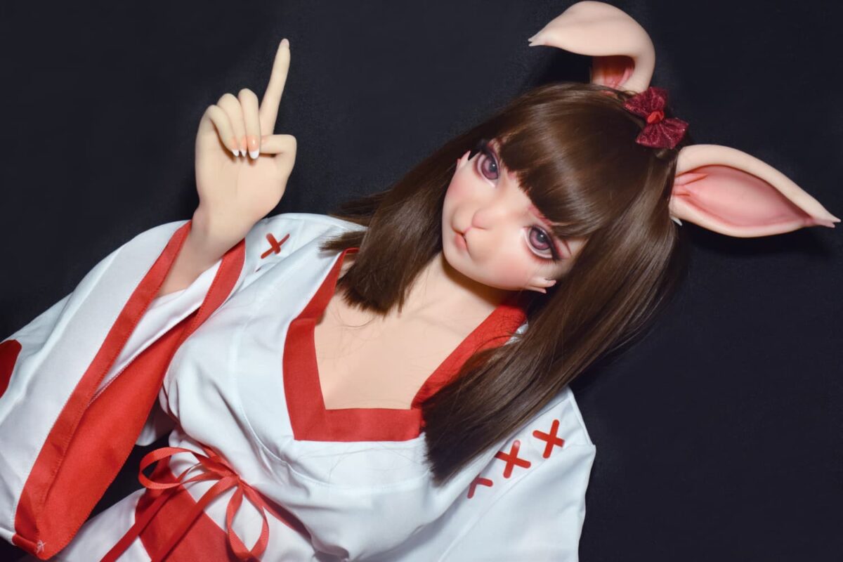 150cm 4ft11 Full Silicone Furry Anime Sex Doll Rina 4