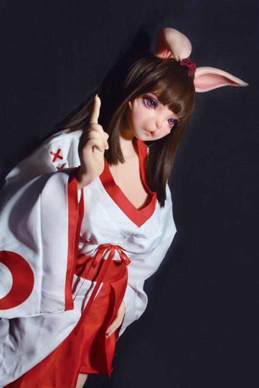 150cm 4ft11 Full Silicone Furry Anime Sex Doll Rina 5