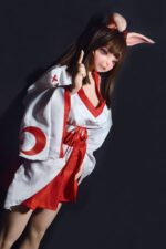 150cm 4ft11 Full Silicone Furry Anime Sex Doll Rina 6